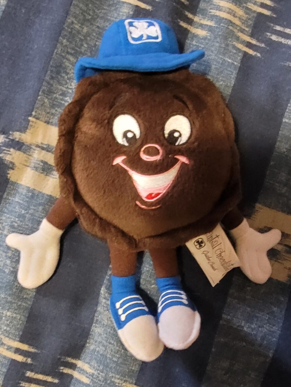 Vintage Girl Guides of Canada Chocolate Mint Cookie mascot plush